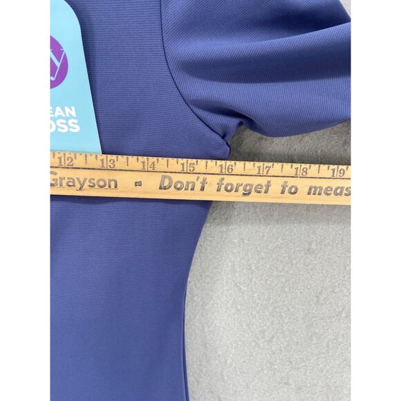 Joy Clean Boss T-Shirt NEW HSN Sz S Purple Built In‎ Bra Luxe Performance New - Picture 5 of 8